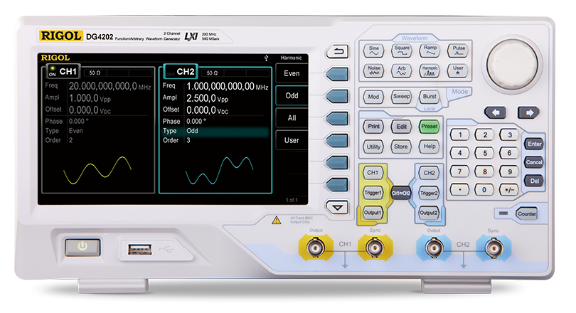 函数/任意波形发生器 DG4000系列