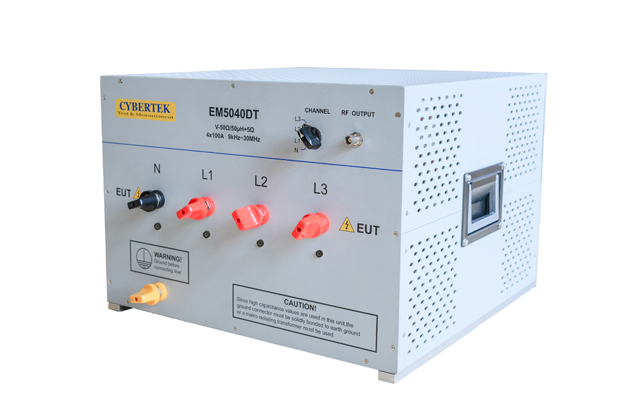 知用EM5040DT（9kHz～30MHz/100A，50uH三相）