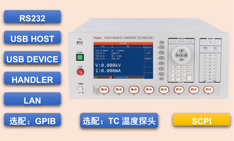 同惠TH9520 集成化磁性元件分析仪 (图1)